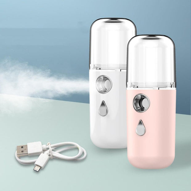 Mini Portable Rechargeable Handheld Facial Steamer - Up|Scale Essentials