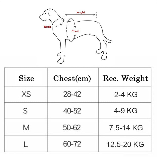 Dog Vest Reflective Collar - Up|Scale Essentials