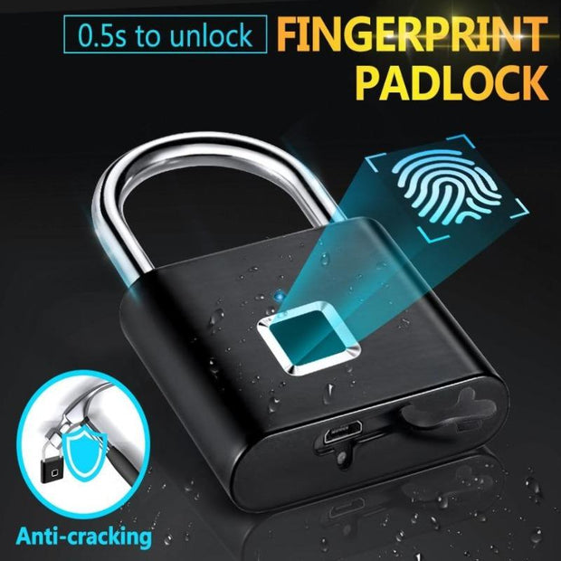 Fingerprint Smart Padlock - Up|Scale Essentials