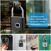 Fingerprint Smart Padlock - Up|Scale Essentials