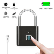 Fingerprint Smart Padlock - Up|Scale Essentials