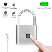 Fingerprint Smart Padlock - Up|Scale Essentials